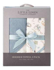 Hooded Towel Barklife Dog 2 Pack in Blue