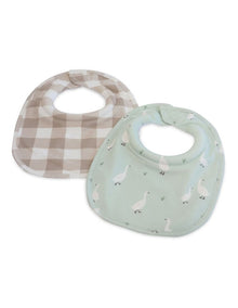 Provincial Dribble Bibs 2 Pack in Multi