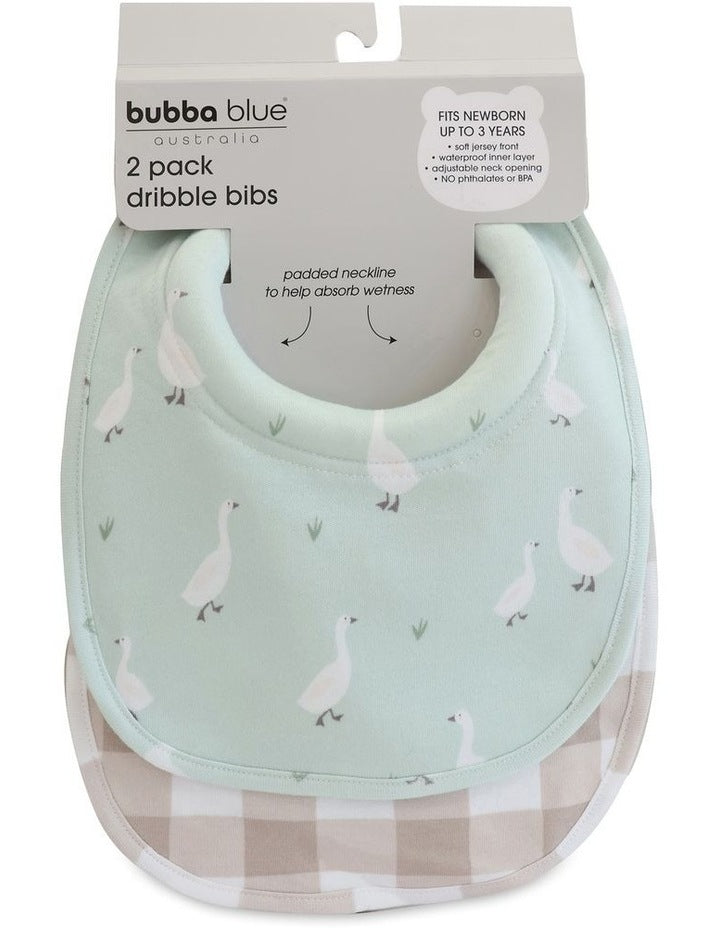 Provincial Dribble Bibs 2 Pack in Multi