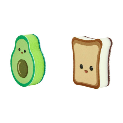 2 Pack Avocado and Toast Sponges