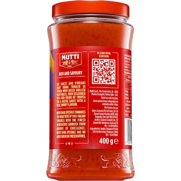Mutti Sugo Speciale Pasta Sauce With Grilled Vegetables 400g