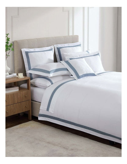 Bentley Quilt Cover Set in Denim