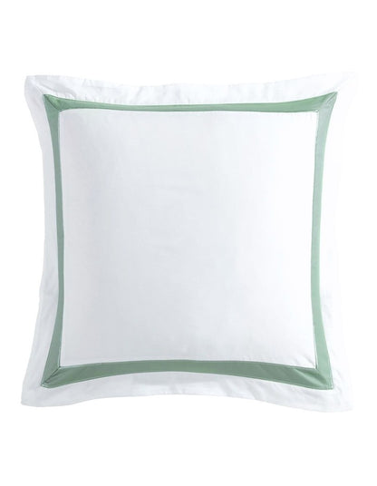 Bentley Quilt Cover Set in White/Sage
