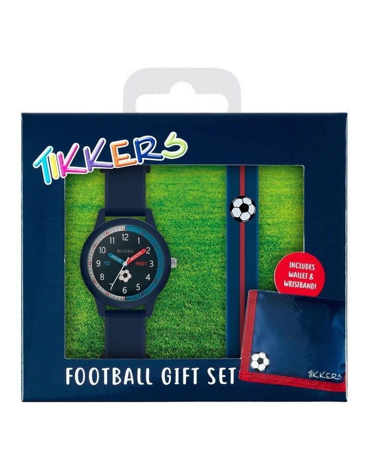 Alloy and Canvas Watch in Blue