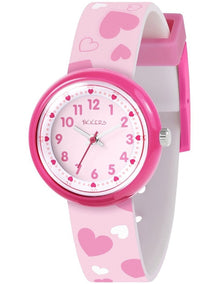 Plastic And Silicone Watch in Pink