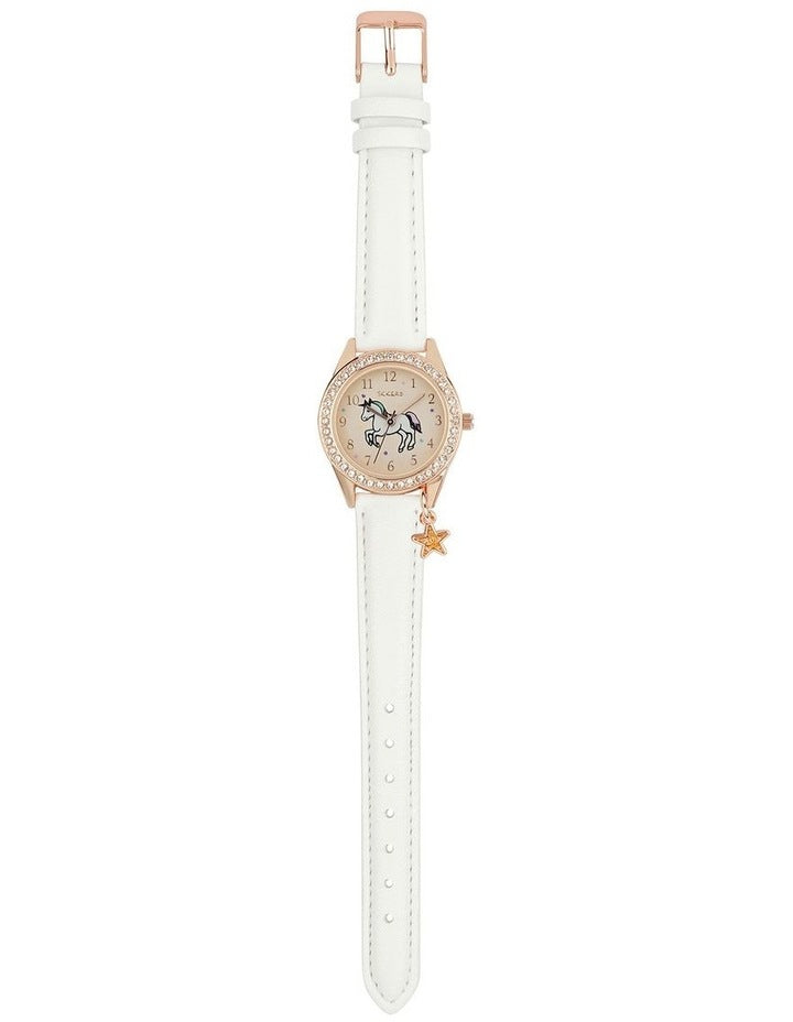 Alloy And Pu Watch in White