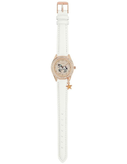 Alloy And Pu Watch in White