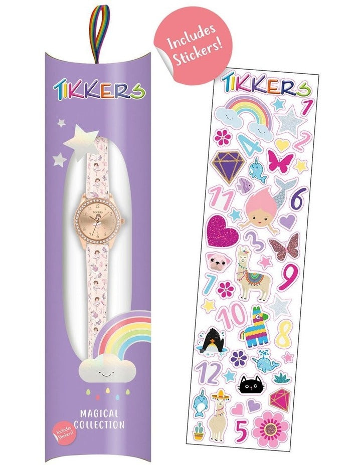 Alloy And Pu Leather Watch in Pink