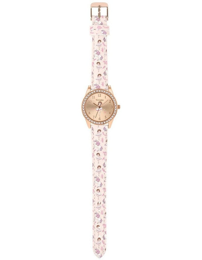 Alloy And Pu Leather Watch in Pink