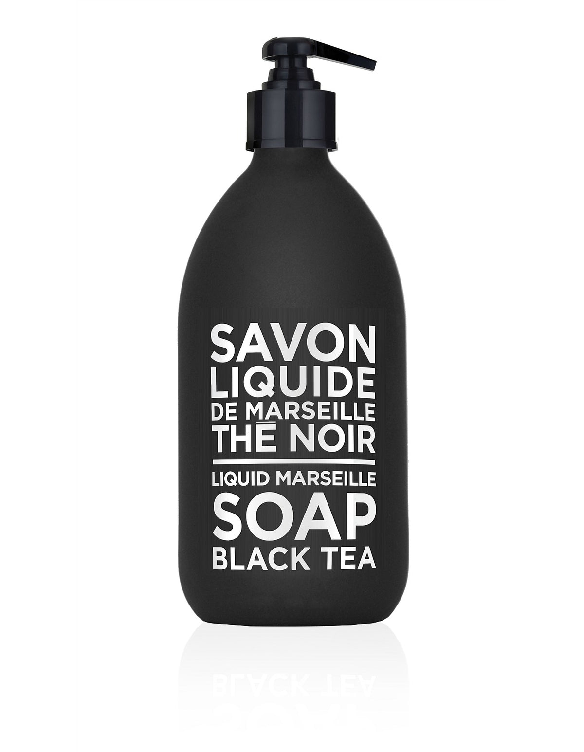 Black & White Liquid Marseille Soap 500ml - Black Tea