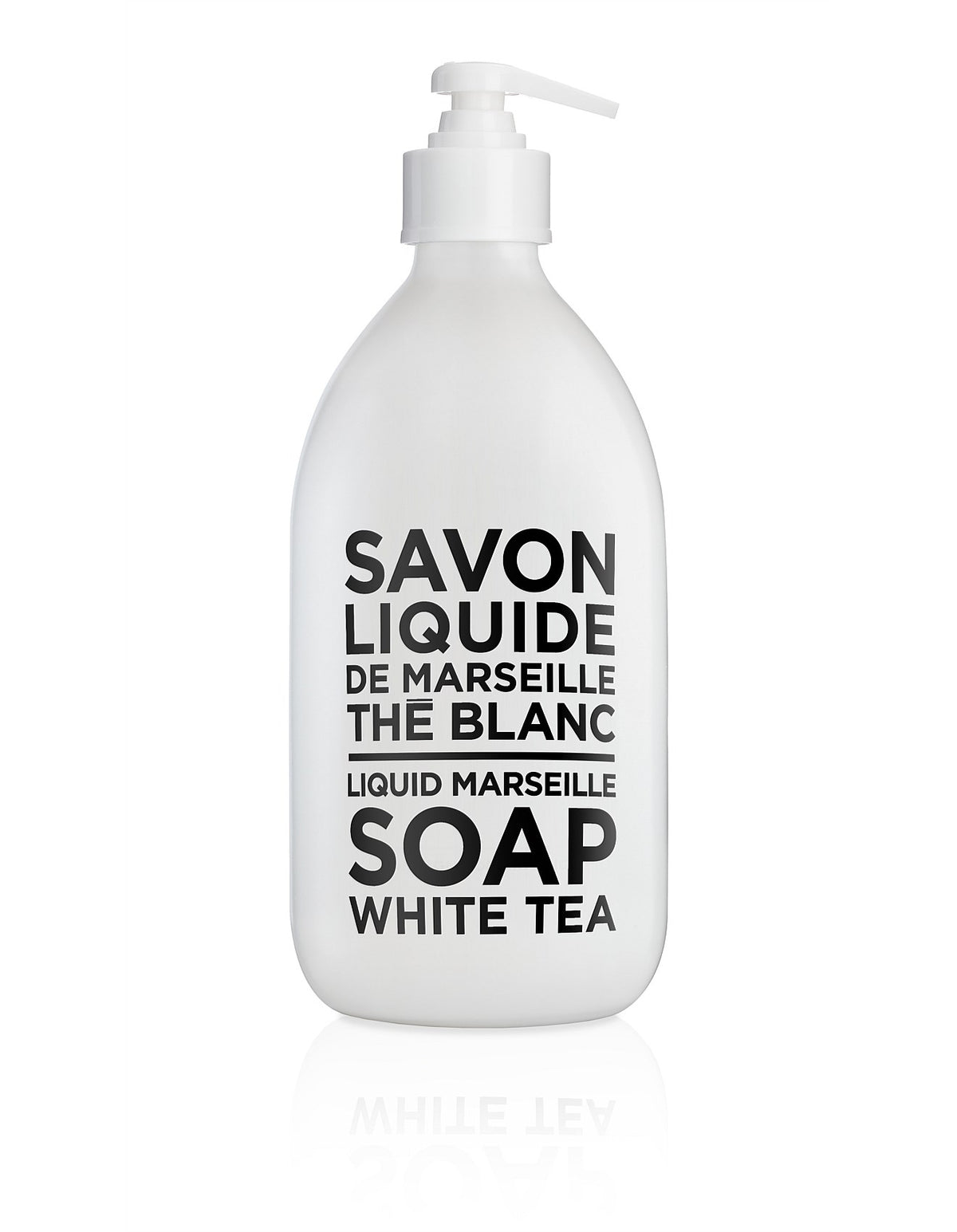 Black & White Liquid Marseille Soap 500ml - White Tea