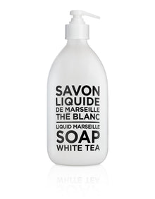 Black & White Liquid Marseille Soap 500ml - White Tea