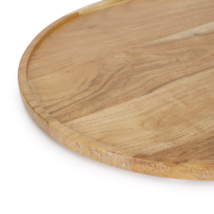 Round Paddle Acacia Board