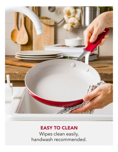 Aluminium Frypan 24cm in Empire Red