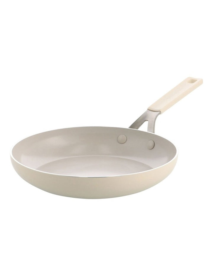 Aluminium Frypan 24cm in Almond Cream