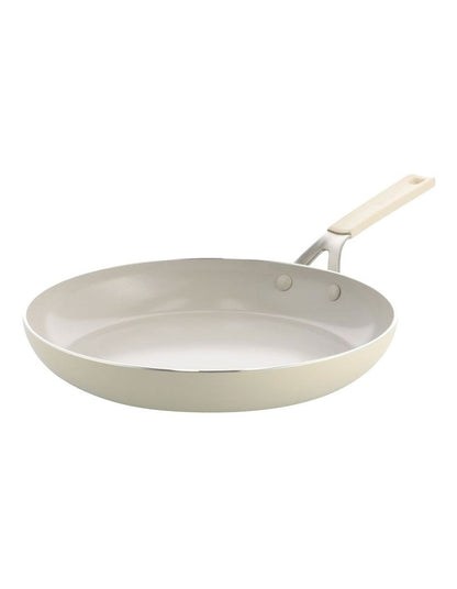 Aluminium Frypan 30cm in Almond Cream