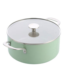Aluminium Covered Casserole 24cm/4.91L in Pistacho