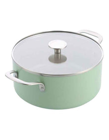 Aluminium Covered Casserole 24cm/4.91L in Pistacho