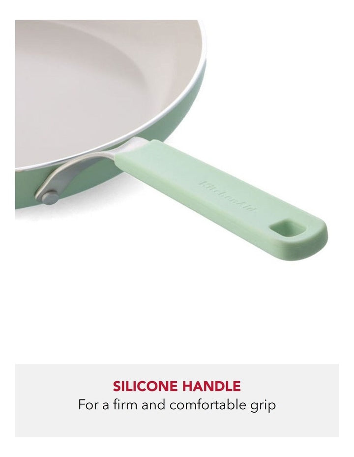 Aluminium Frypan Set Of 2 Pieces 20/28cm in Pistacho