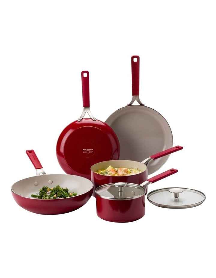 Aluminium Cookware Set Of 5Pieces in Empire Red