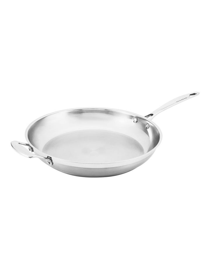 Scanpan Impact Fry Pan with Helper Handle 32cm in Silver