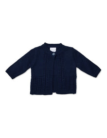 Knit Cardigan in Navy