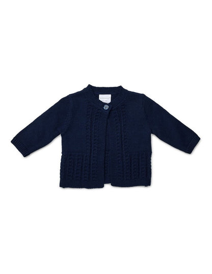 Knit Cardigan in Navy