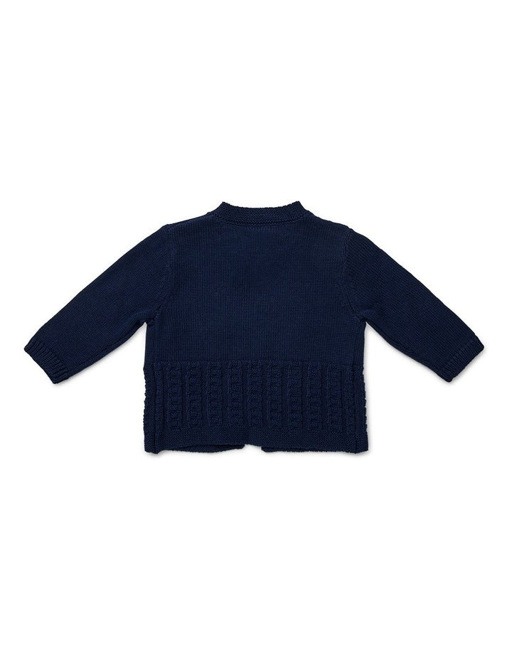 Knit Cardigan in Navy