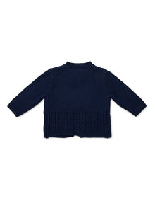 Knit Cardigan in Navy