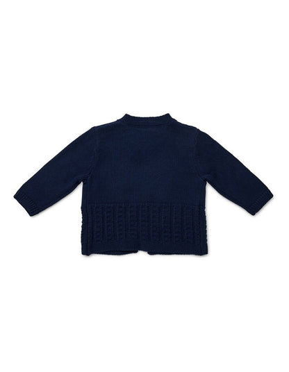 Knit Cardigan in Navy
