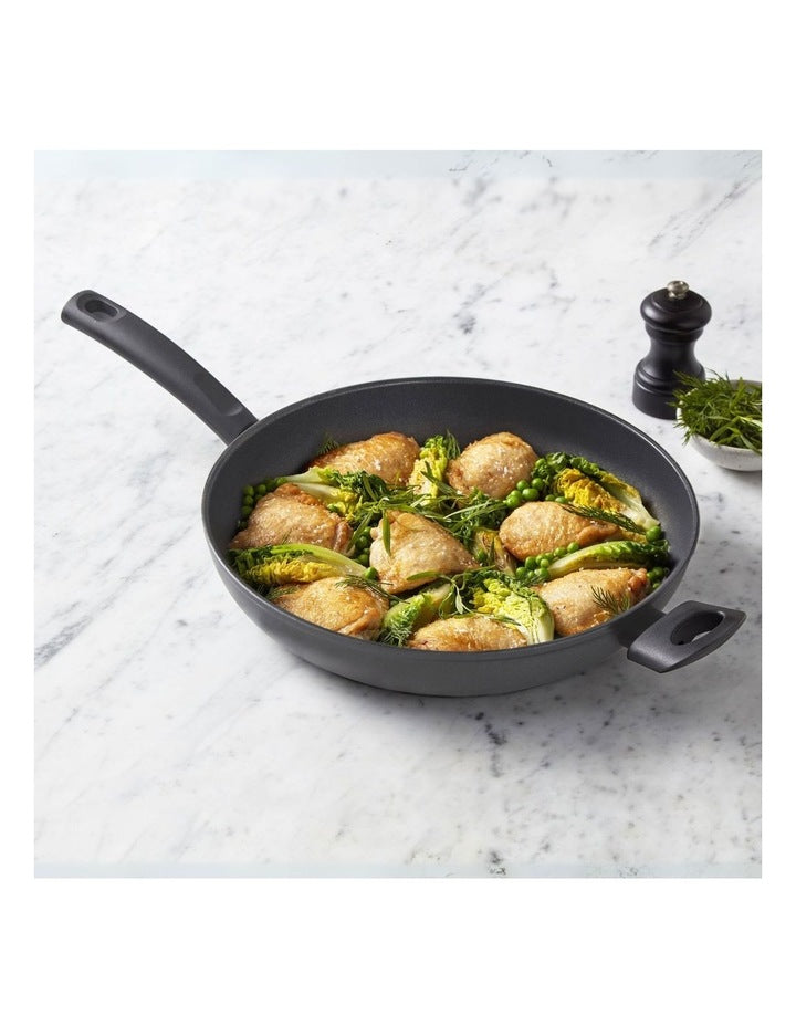 Per Benessere Ceramic Non Stick Fry Pan 32cm in Grey