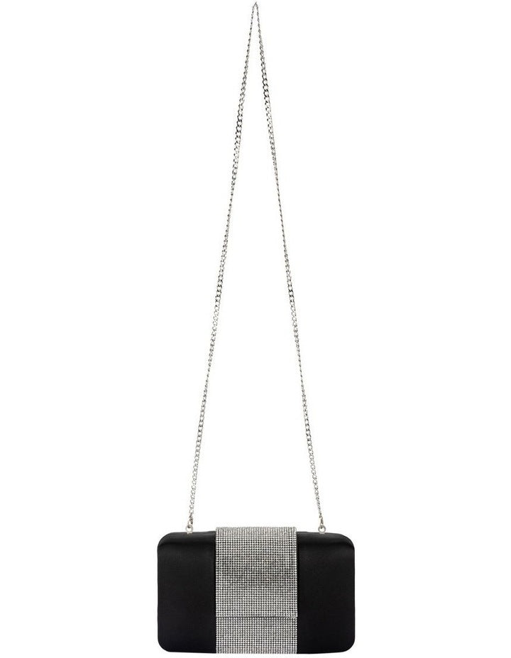 Aubrey Crystal Clutch Bag in Black