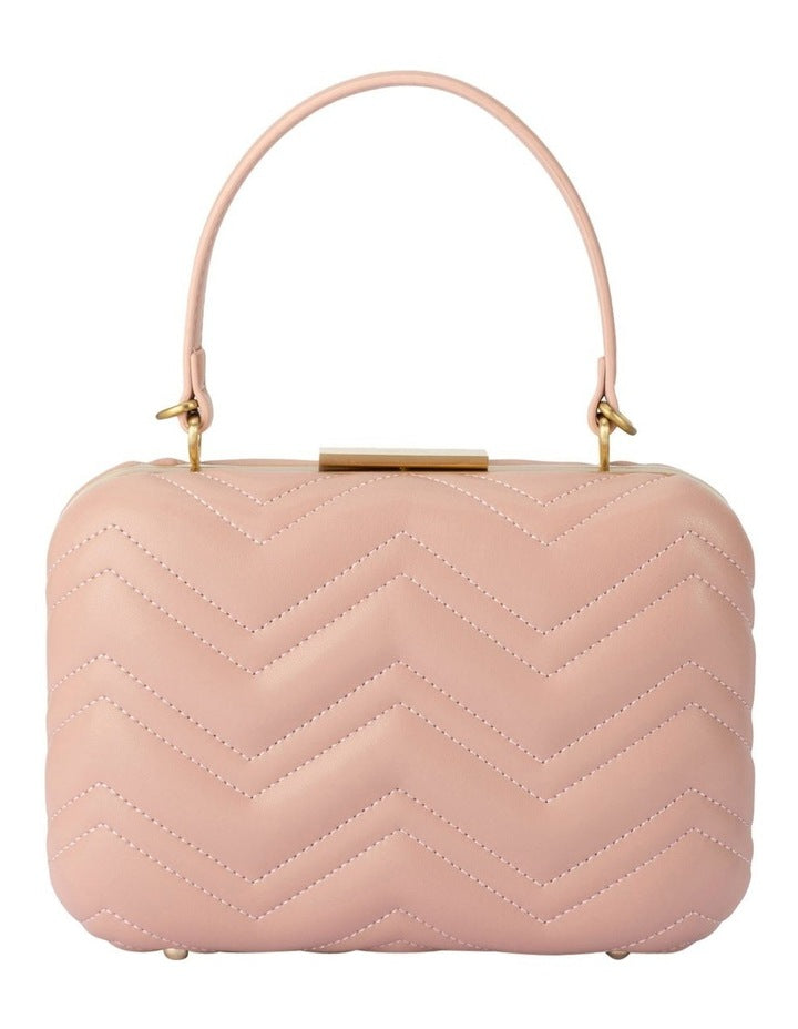 Scarlett Top Handle Bag in Blush