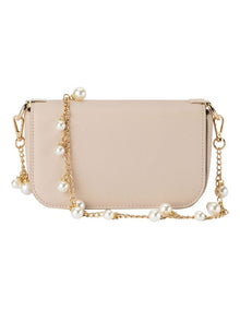 Lyla Pearl Shoulder Bag in Natural