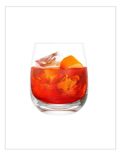 Mixed Drinks Glass Set 4 Pack in Clear