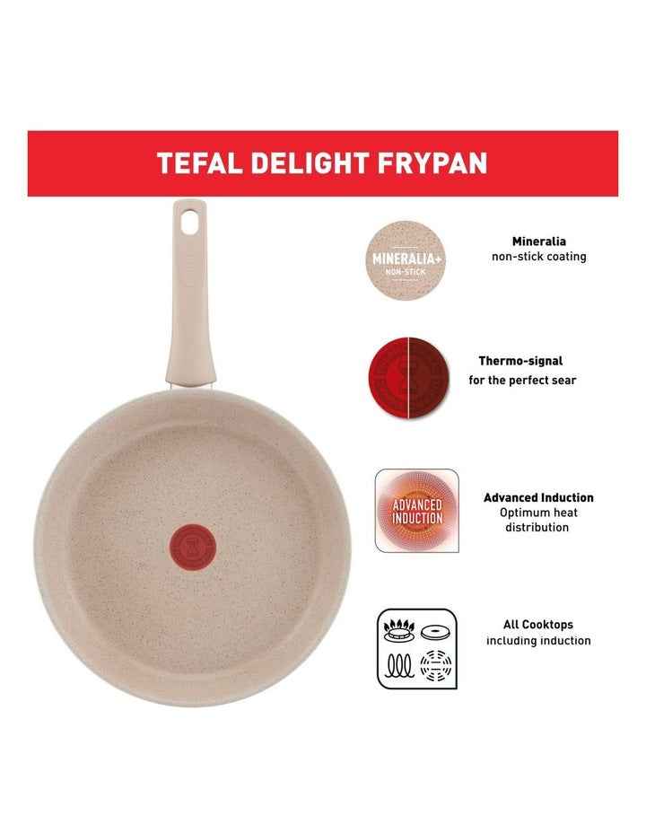 Delight Mineralia Induction Non-Stick Frypan 24cm in Beige