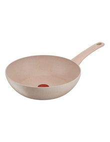 Delight Mineralia Induction Non-Stick Wok 28cm in Beige