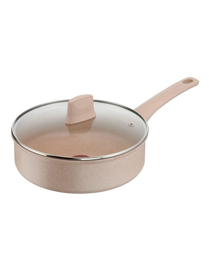 Delight Mineralia Induction Non-Stick Sautepan 24cm in Beige