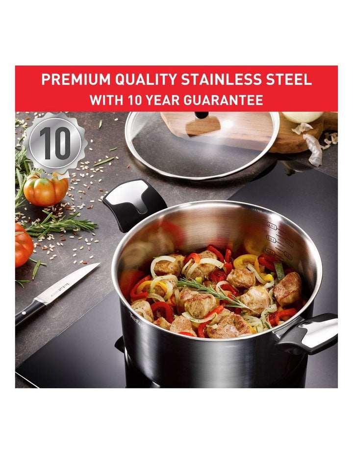 Emotion Induction Stockpot 6L in Stainless Steel