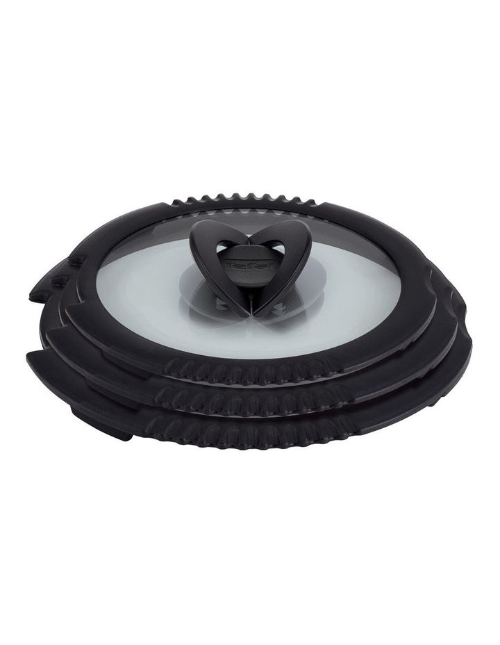 Ingenio Glass Draining Lids (16, 18, 20cm) Set Of 3 in White