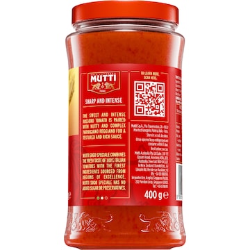 Mutti Sugo Speciale Pasta Sauce With Parmigiano Reggiano 400g