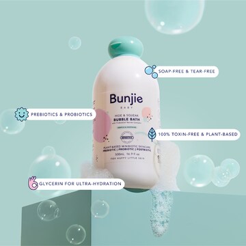 Bunjie Baby Bubble Bath Sensitive Probiotic Skincare 500mL