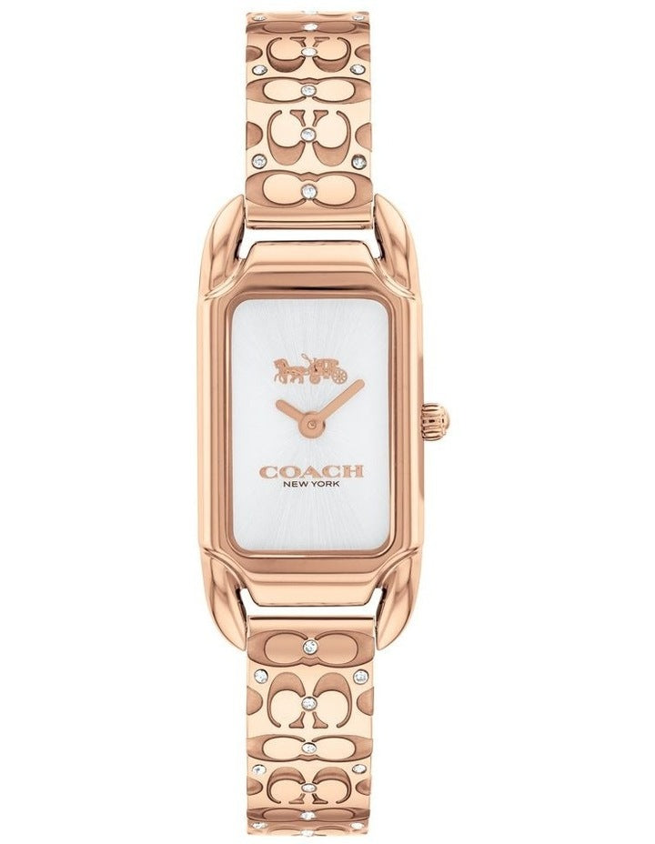 Cary Stainless Steel Mother Of Pearl Dial Watch in Rose Gold