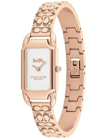 Cary Stainless Steel Mother Of Pearl Dial Watch in Rose Gold