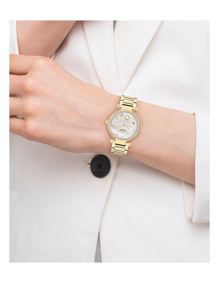 Elliot Ionic Plated Steel Dial Watch in Gold