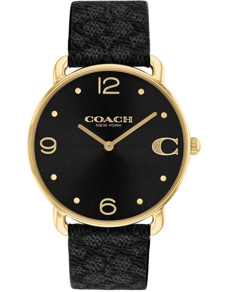 Elliot Stainless Steel Watch in Black