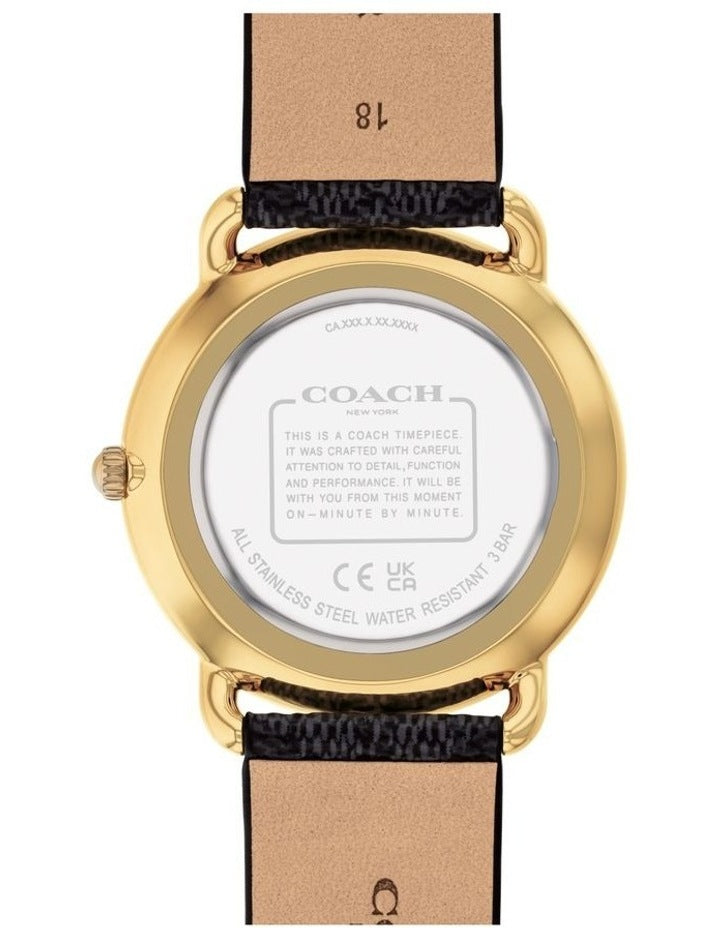 Elliot Stainless Steel Watch in Black