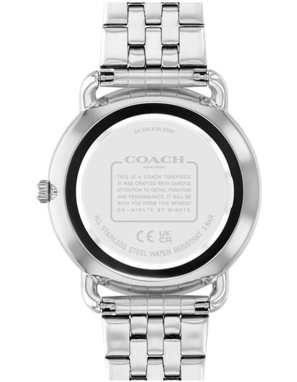 Elliot Ionic Plated Thin Gold Steel Black Dial Watch in Pink