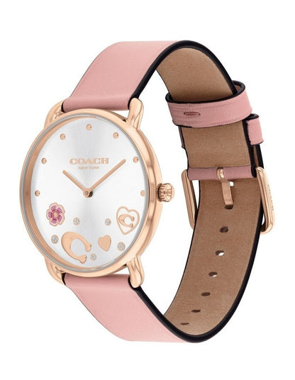 Elliot Stainless Steel Dial Watch in Pink