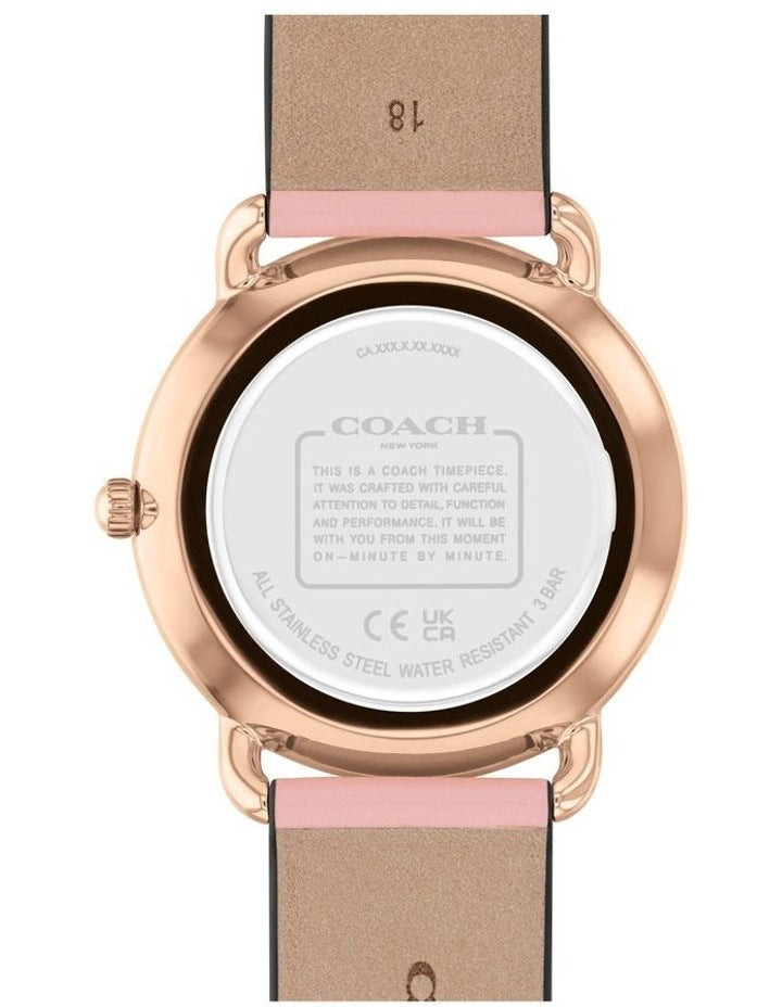 Elliot Stainless Steel Dial Watch in Pink